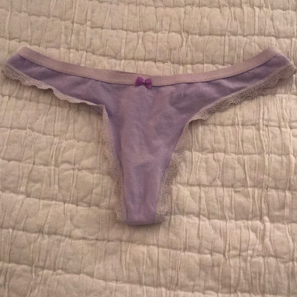 Purple thong